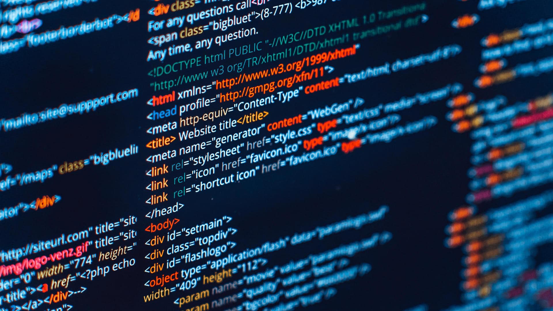 html code